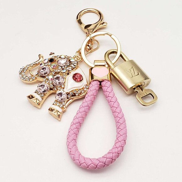 Authentic Louis Vuitton Lock & Key with unbranded Bagcharm, Keycharm, Keychain - Picture 5 of 10
